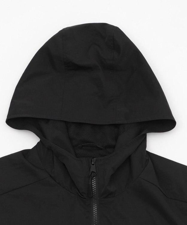 WEGO 【ユニセックス着用ITEM】フードナイロンベスト ブラック