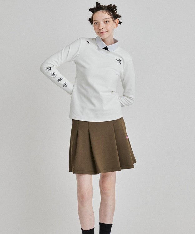 PW CIRCULUS 【WOMEN】フレアスカート カーキ系