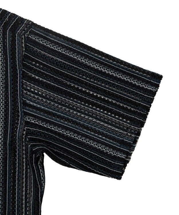 WEGO ストライプメッシュBIGシャツ（S） 柄2