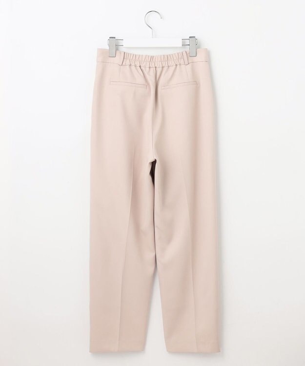Feroux 【洗える】パールポイントテーパード パンツ ベージュ系