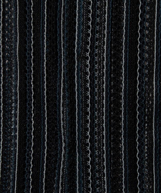 WEGO ストライプメッシュBIGシャツ（S） 柄2