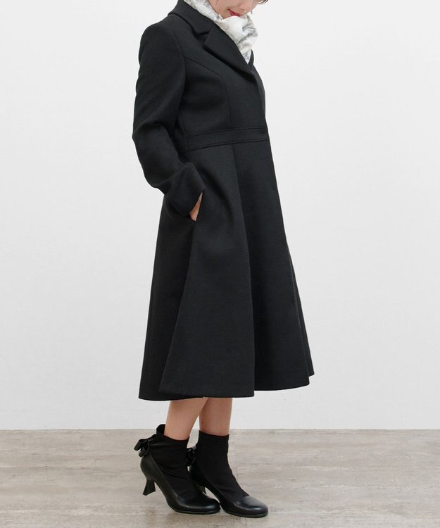 TOCCA 【消臭】MILKY PUFF ウールコート ブラック系