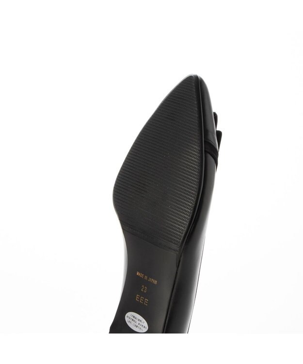 Riz raffinee <Riz raffinee>【3E】ポインテッドトゥバックルパンプス ブラック