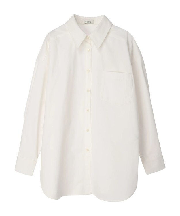 earth music&ecology ボーイズライクシャツ Off White