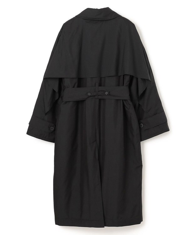 JOSEPH シルキーキルティング　ロングコート Black