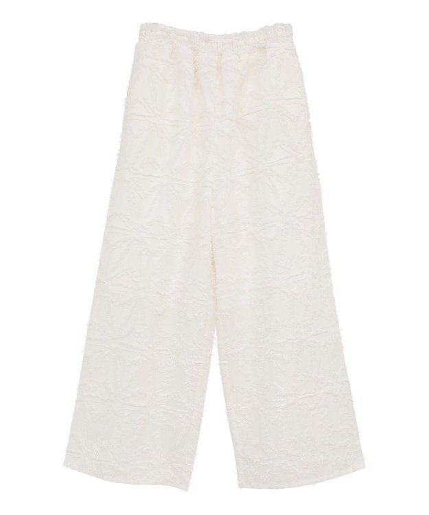 CRAFT STANDARD BOUTIQUE カットジャガードパンツ Off White