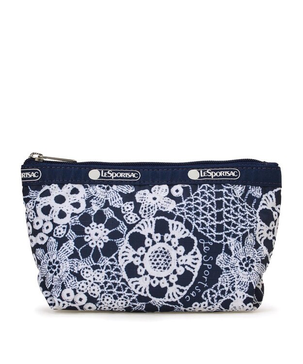 LeSportsac SMALL SLOAN COSMETIC/フローラルレースネイビー フローラルレースネイビー