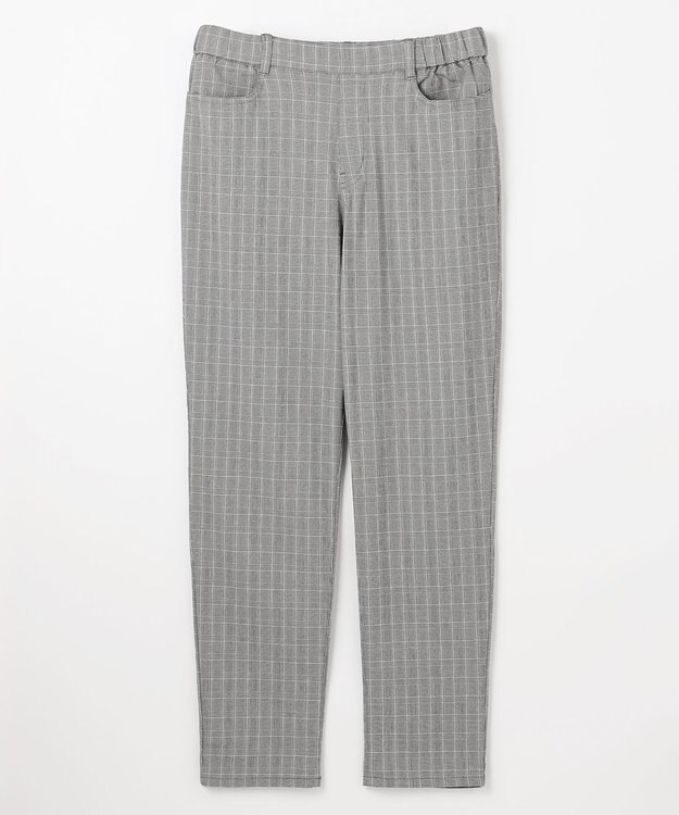 ANY L 【新色追加/洗濯機可/UVカット/ウエストゴム/ストレッチ】7daysデイリーパンツ グレンチェック