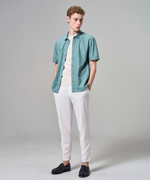 JOSEPH HOMME 【新素材】【後ろウエストゴム仕様】アクアシールドストレッチ    テーパードパンツ / CITY EAS ホワイト系