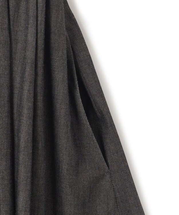 BEIGE， 【S-size】POMEGRANATE / フレアワンピース Chambray Black