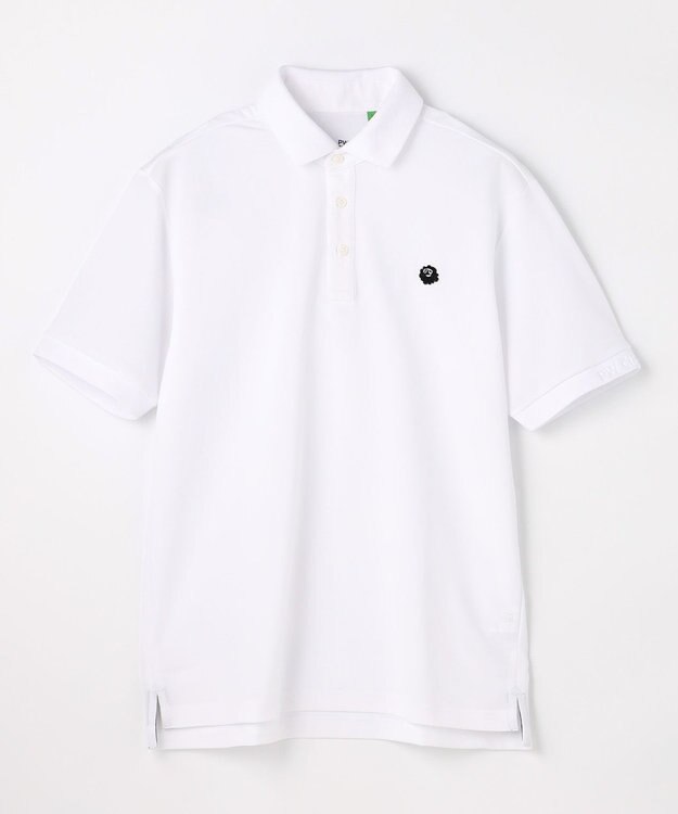 PW CIRCULUS 【MEN】P-MOF ベーシックポロ ゴルフ ホワイト系