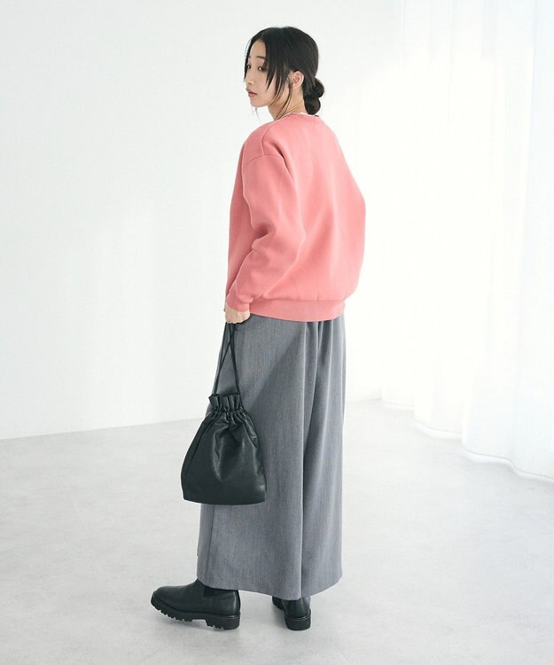 CRAFT STANDARD BOUTIQUE スウェットライクニットプルオーバー Black