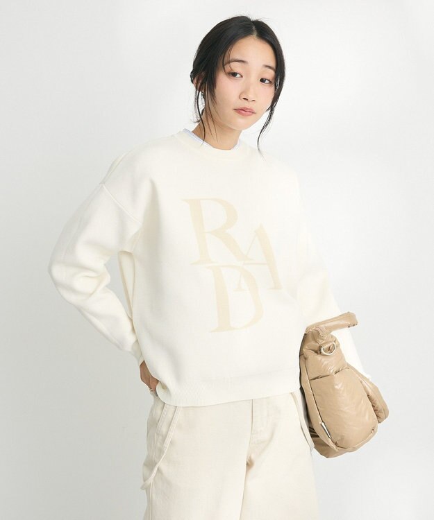 CRAFT STANDARD BOUTIQUE スウェットライクニットプルオーバー Black