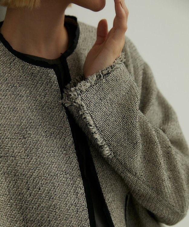 BEIGE， BABETTE / ノーカラージャケット Monotone