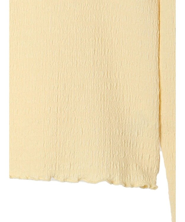 earth music&ecology シャーリングカットプルオーバー Yellow