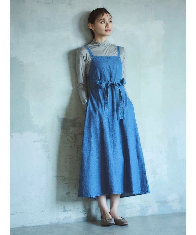 Green Parks ■Ｆｉｒｓｔ　Ｌｏｖｅ　シアーハイネックプルオーバー Gray Mixture