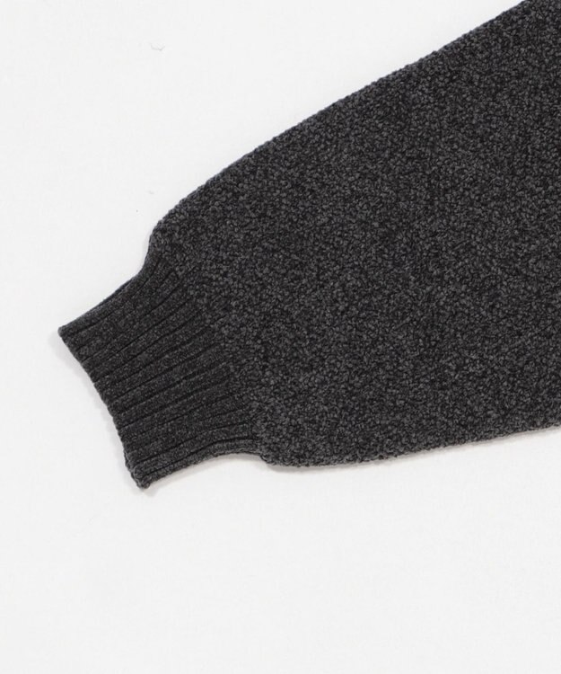 WEGO 【ユニセックス着用ITEM】ベロアモールグラフィックプルオーバー スミクロ