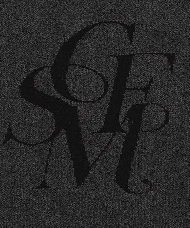 WEGO 【ユニセックス着用ITEM】ベロアモールグラフィックプルオーバー スミクロ