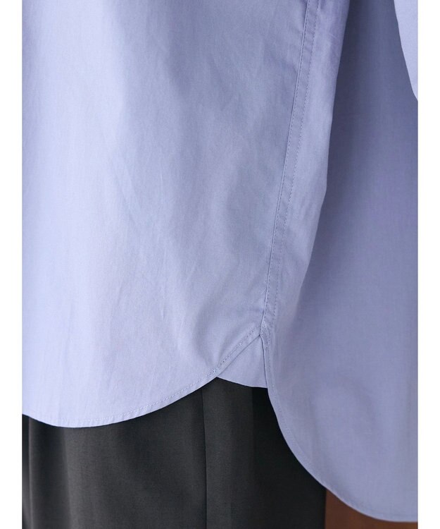 CRAFT STANDARD BOUTIQUE バンドカラーシャツ Blue