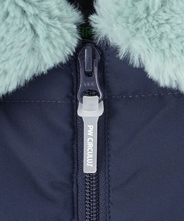 PW CIRCULUS 【ベスト / ブルゾン / 襟も外せる / WOMEN】3WAYデタッチャブルブルゾン ネイビー系