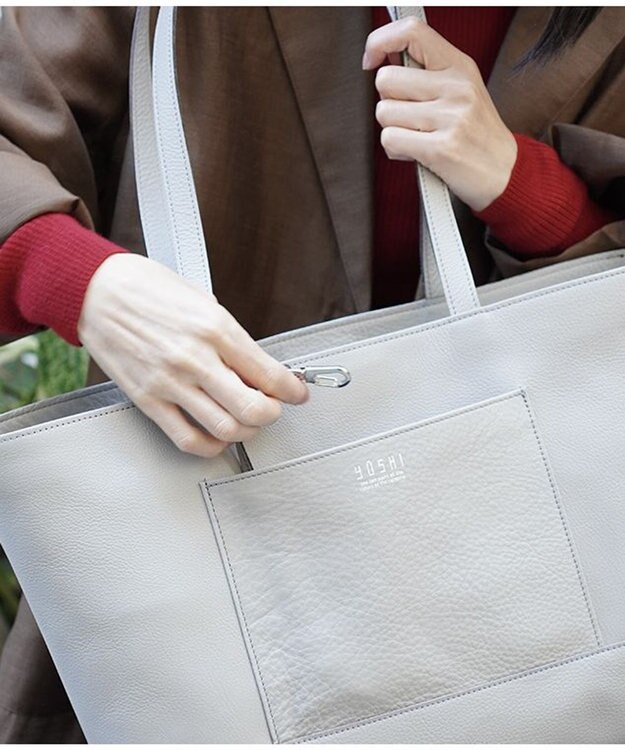 YUSHI EPICE-TOTEBAG　トートバッグ ライトグレー