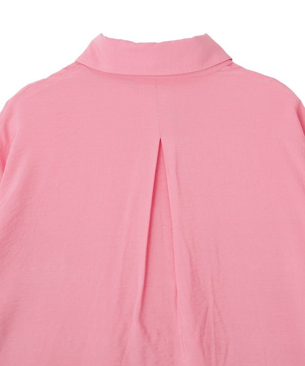 earth music&ecology Ｗポケットシャツ Pink