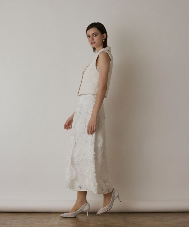 GRACE CONTINENTAL トリアセジャージジレ キナリ