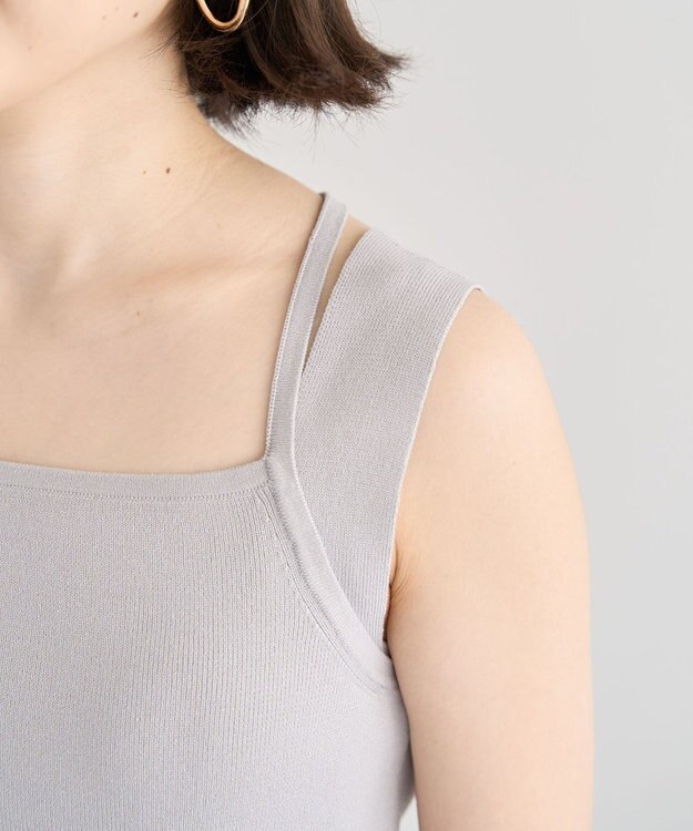 Green Parks ２ＷＡＹニットタンクトップ Gray