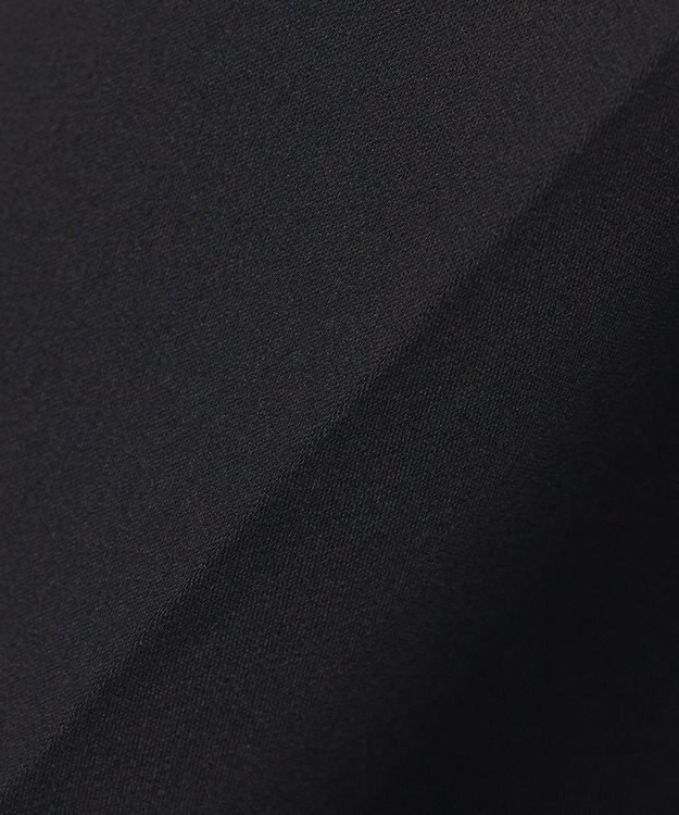 23区 【エステータ】ライトダブルクロス ワイドパンツ ブラック