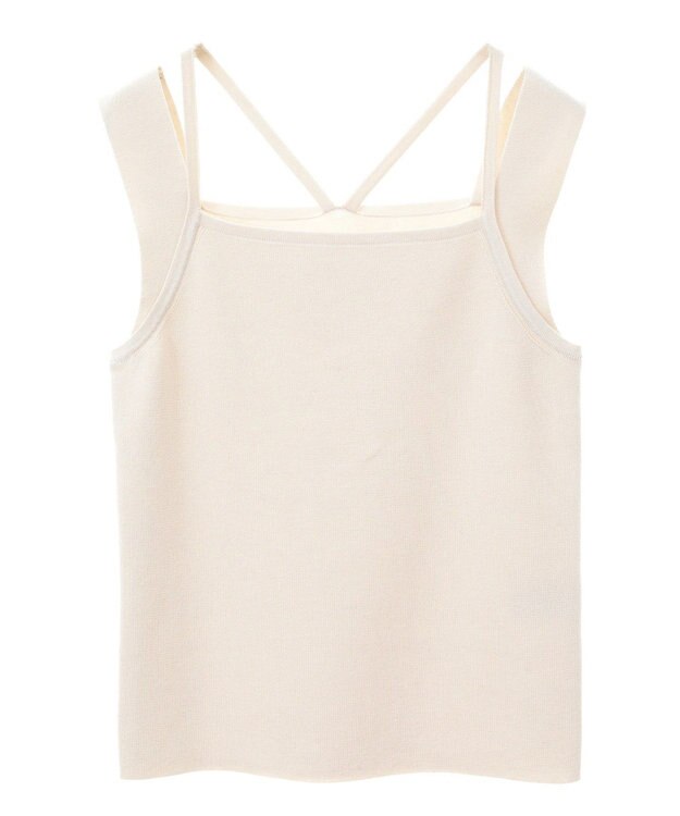 Green Parks ２ＷＡＹニットタンクトップ Ecru