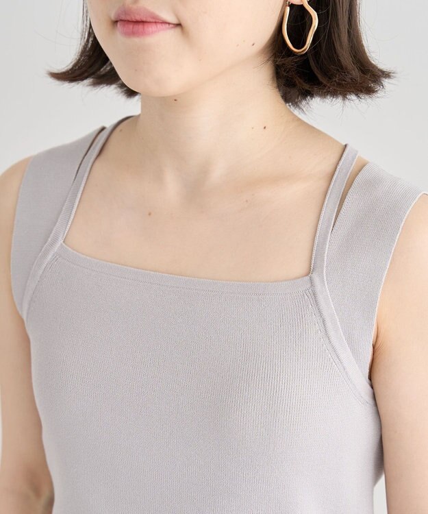 Green Parks ２ＷＡＹニットタンクトップ Gray