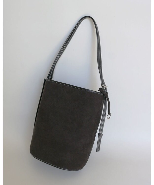MORROW by thank 【A4サイズ収納可/軽量】VIVIAN ONE SHOULDER ASスエード　ブラック