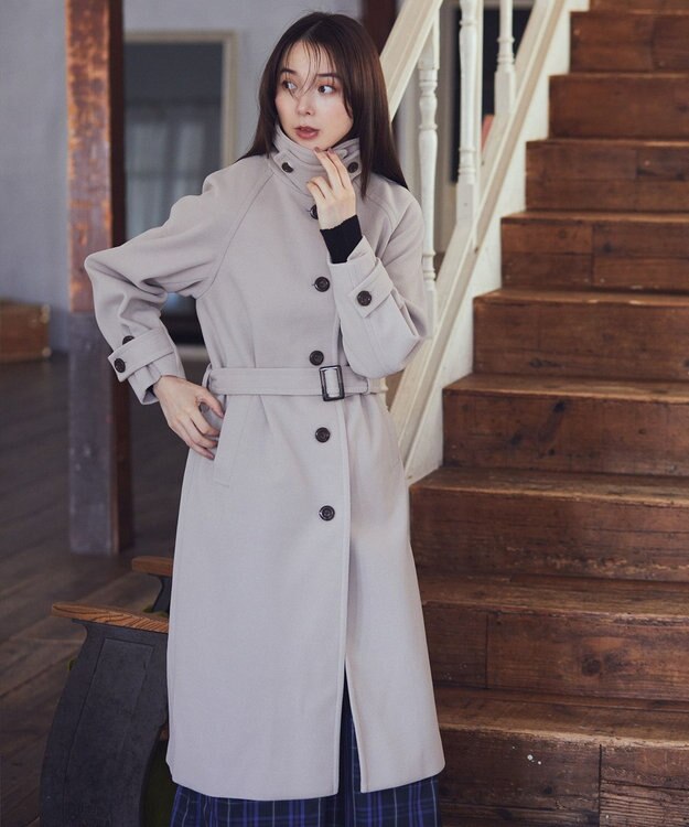 earth music&ecology 2WAYカラーロングコート