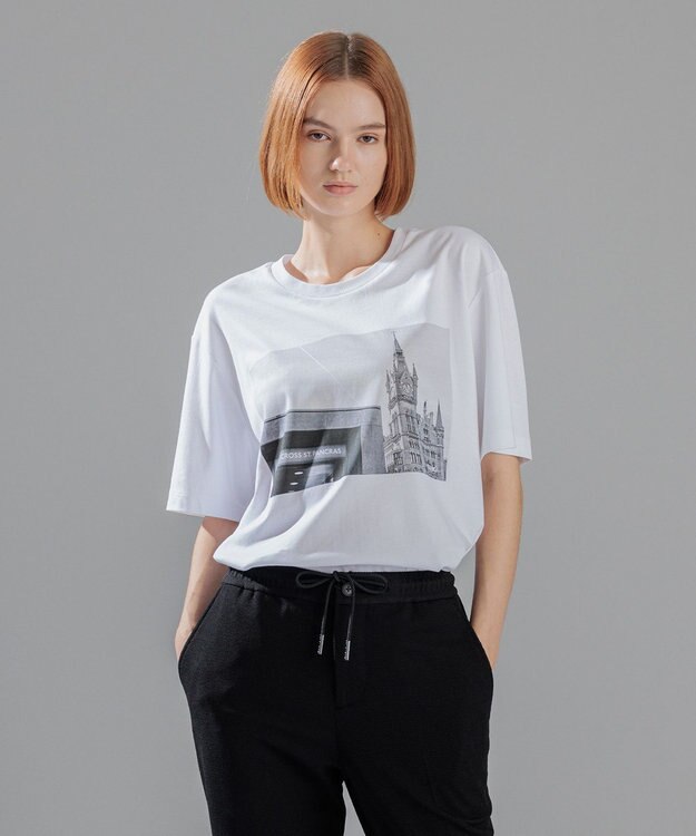JOSEPH HOMME 【LEON 掲載】＜WEB限定カラーあり＞フォトグラフィックロンドン / アートプリント半袖Tシャツ ホワイト系1