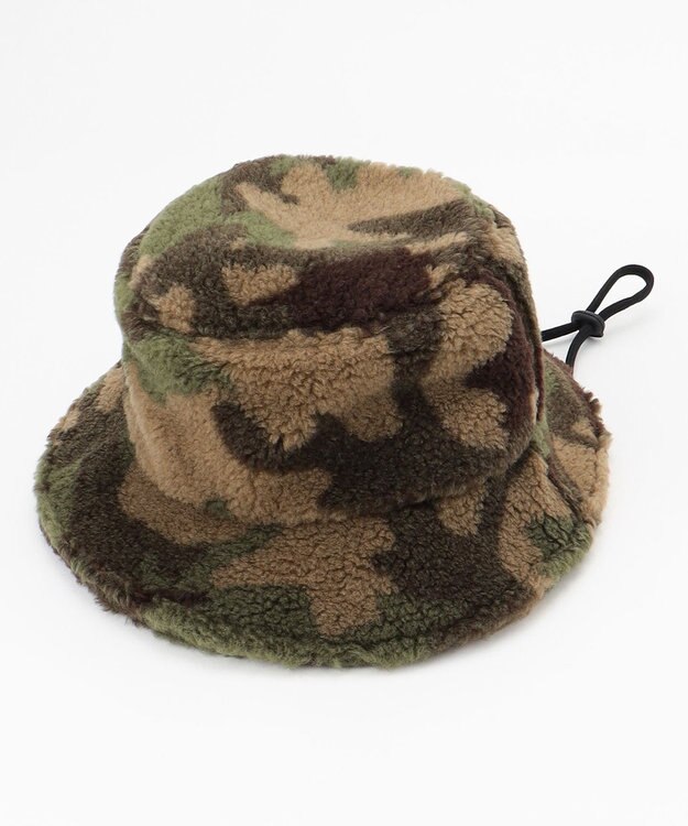 JOSEPH ABBOUD MOUNTAIN カモフラージュフリースハット カーキ系7