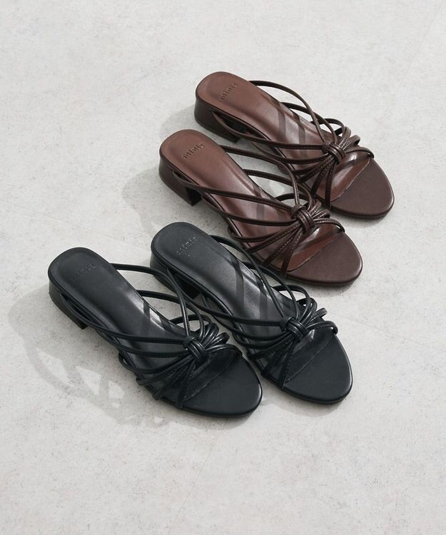 Green Parks ・ｍｉｎｉａ　アミサンダル Brown