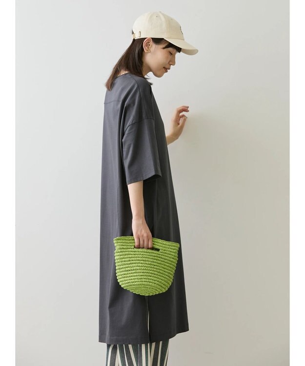 AMERICAN HOLIC サイドスリットカットワンピース1 Charcoal Gray