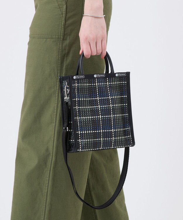 LeSportsac WOVEN MINI N/S TOTE/マルチメッシュノワール マルチメッシュノワール