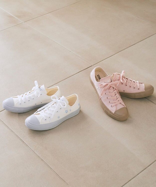 earth music&ecology 【予約】【別注】 CONVERSE×earth ALL FLW OX オフホワイト