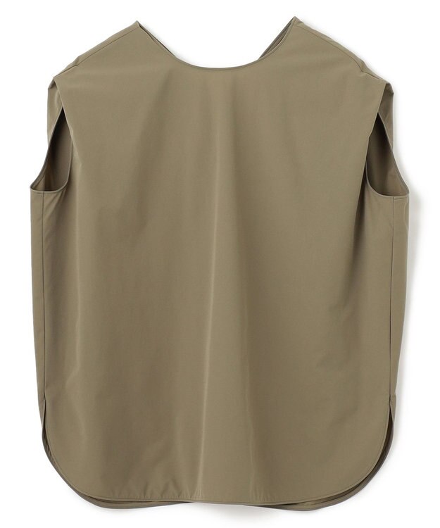 UNFILO FINE MOVE コクーンブラウス カーキ