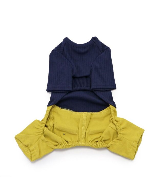 PET PARADISE J.PRESS リブニット パンツつなぎ 【小型犬】 紺（ネイビー・インディゴ）