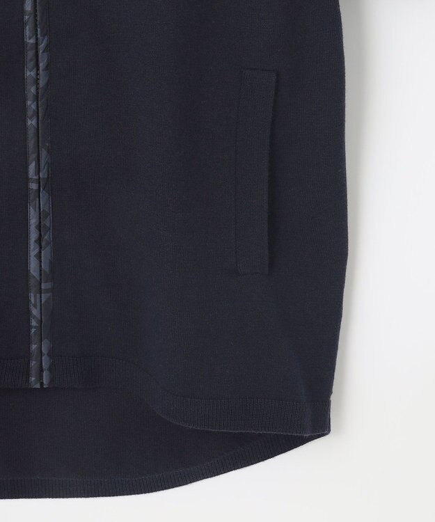 JOSEPH ABBOUD MOUNTAIN 【UNISEX】高機能 アウトドアニットパーカー ネイビー系