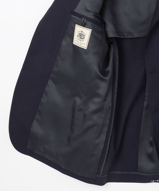 J.PRESS MEN 【WEB・一部店舗限定】サマーメッシュブレザー/ 銀釦 / 背抜き /三つボタン段返り ネイビー系