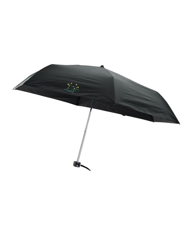 MOONBAT 晴雨兼用日傘 折りたたみ傘 すずらん／遮光 遮熱 UV ブラック