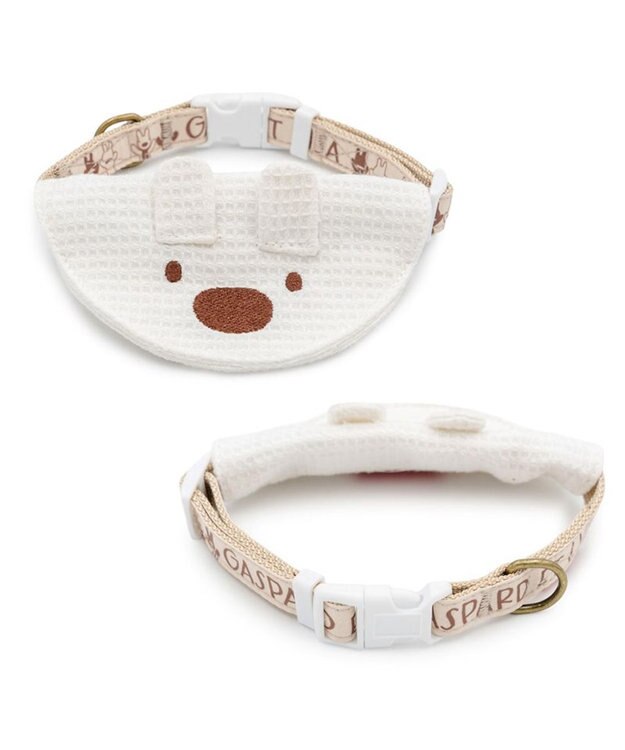 PET PARADISE リサとガスパール スタイ首輪 《リサ》 ３Ｓ ホワイト