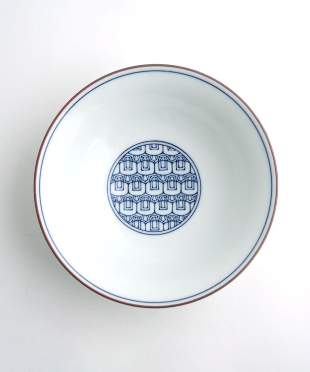 たち吉 【たち吉】染付宝づくし小鉢〈５個〉波佐見焼 ホワイト×ブルー