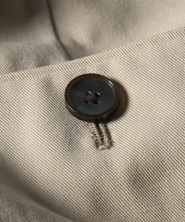 Paul Smith コットンギャバジン タックパンツ ライトベージュ