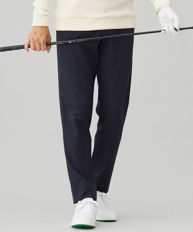 23区GOLF 【MEN】ストレッチ起毛パンツ ブラック系