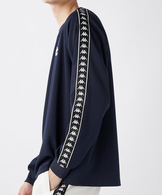 OP／FILA 【Kappa】バンダ ラグランロングスリーブTシャツ ネイビー