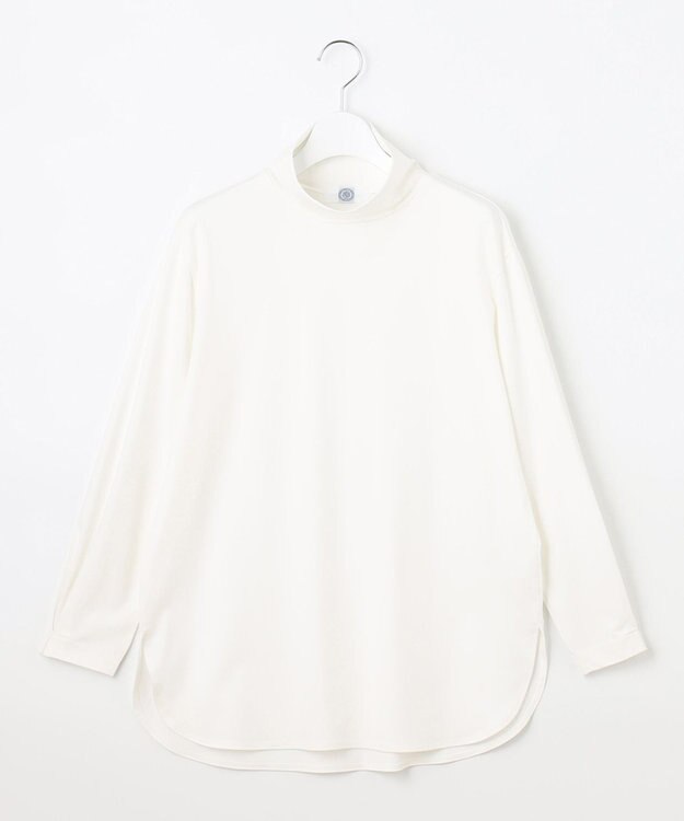 J.PRESS LADIES S タートルジャージー カットソー アイボリー系